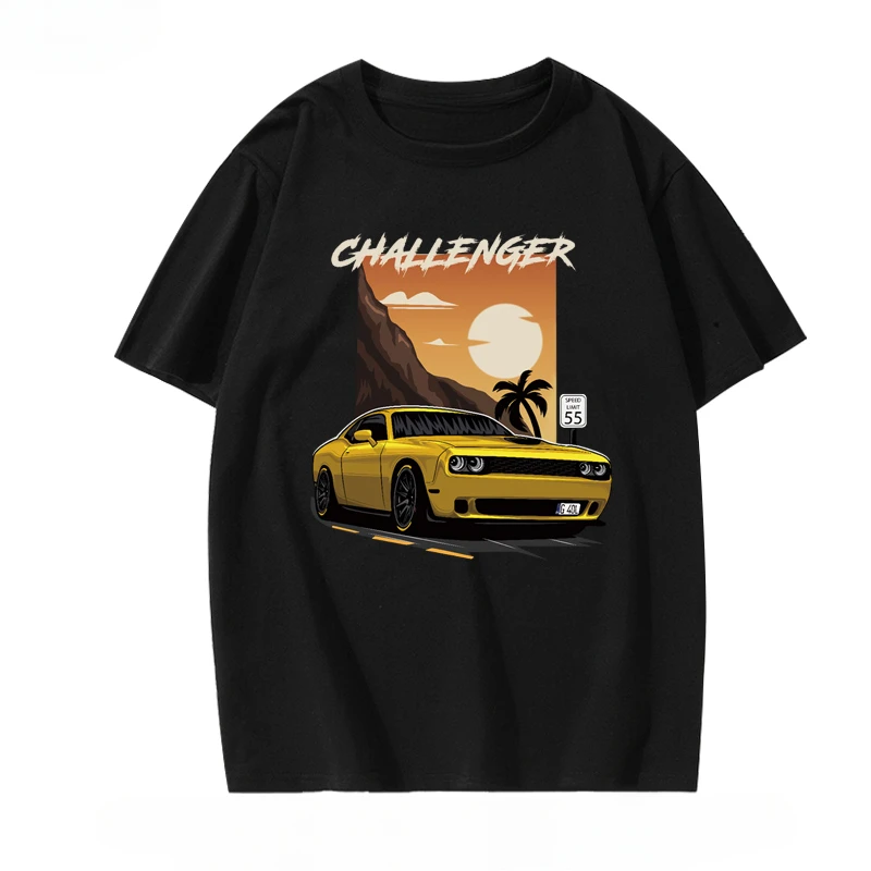 

2025 Summer V8 Hellcat Print T-shirt Y2Y T-shirt Camiseta Surf Camisetas Surf Hombre Camisetas Surf Hombre Surf Changing