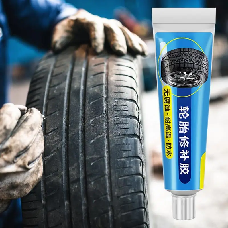 Tire Repair Glue Liquid Rubber Glues Black Rubber Wear-resistant Non-corrosive Adhesive Quick Dry Adhesive Sealant For Cars