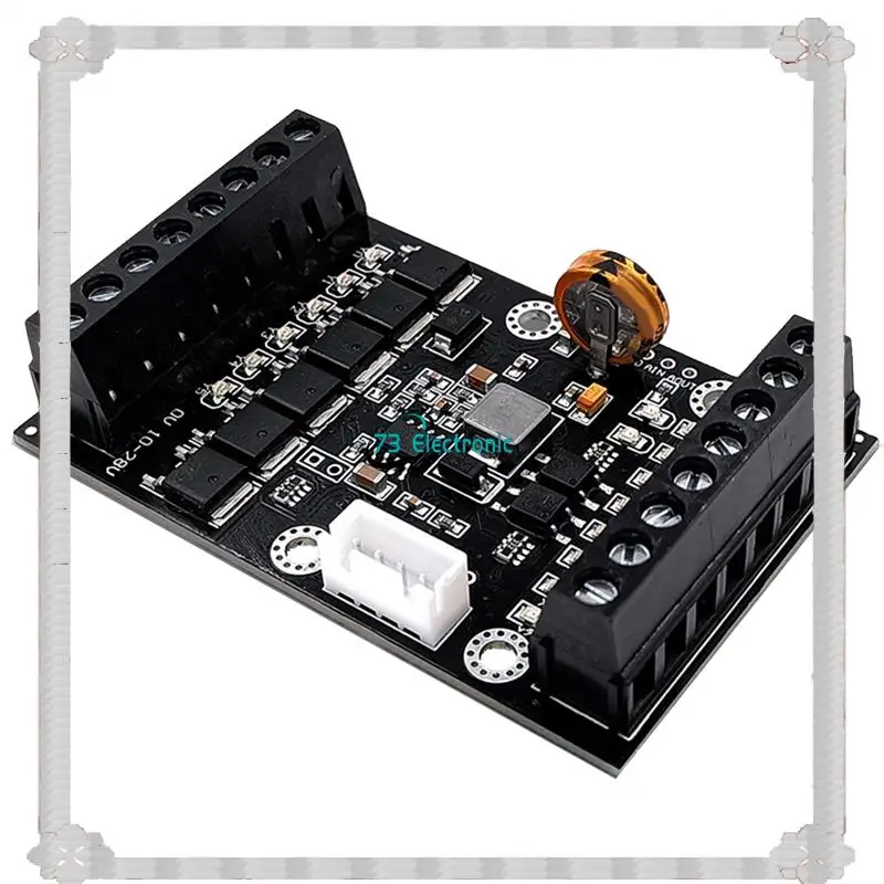 24-Hour Delivery FX1N-14MT PLC Industrial Control Board PLC Module Analog Input / Output With Guide Rail Delay Relay Module