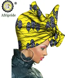 African Headscarf for Women Print Traditional Headtie Headscarf Turban Cotton Wax Scarf Shawls Women African Head Wrap S20H001