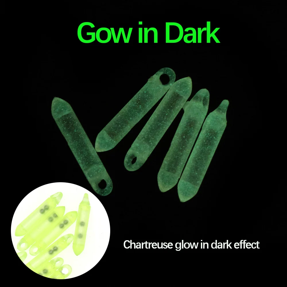 ICERIO 50 قطعة شريط الصوت الصيد إغراء خشخيشات الصلب الخرز ل اللافتات إغراء والطعم الصلب الحرارة يتقلص أنبوب خشخيشات يطير ربط المواد #4