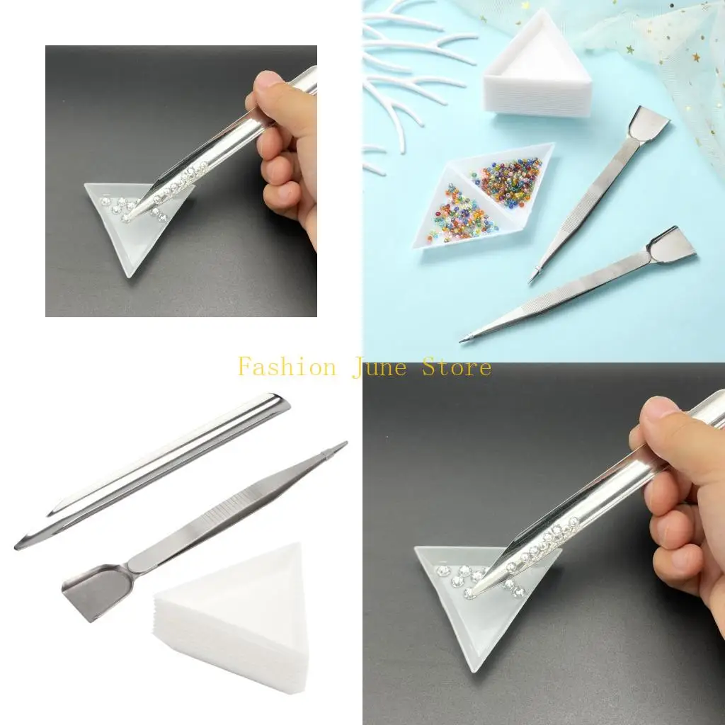 N5KA Multipurpose 12 Piece Jewelers Tool Set For Precise Bead Stringing Work