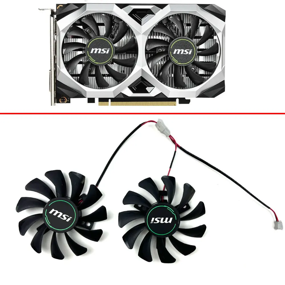 

NEW 75MM HA8010H12F-Z RADIATOR FAN REPLACES THE GTX1650 MSI GEFORCE GTX 1650 Super Ventus XS graphics fan