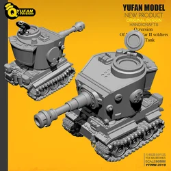 Yufan Model Q version tiger tank resin model YFWW-2019