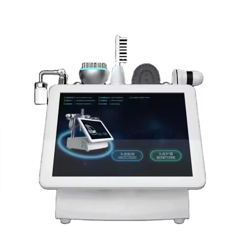 Multifuncional 15 Polegada 5 em 1 dispositivo de massagem de cabelo e couro cabeludo de alta frequência para tratamento de spa de cabelo - nova chegada