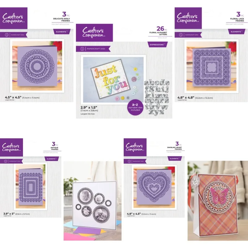 Matrices de découpe en métal des vingt-six lettres anglaises, modèle Slimline Essentials, pour scrapbooking et cartes DIY