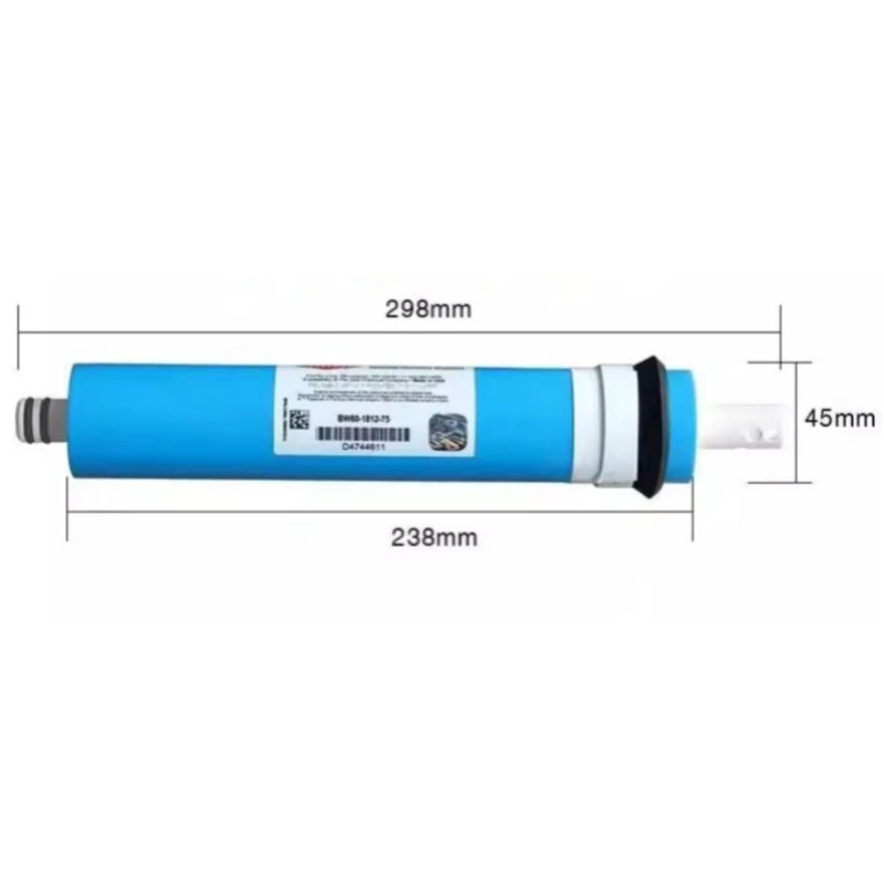 3pcs original 75 gpd water filter for Dow Filmtec reverse osmosis membrane BW60-1812-75  water filter