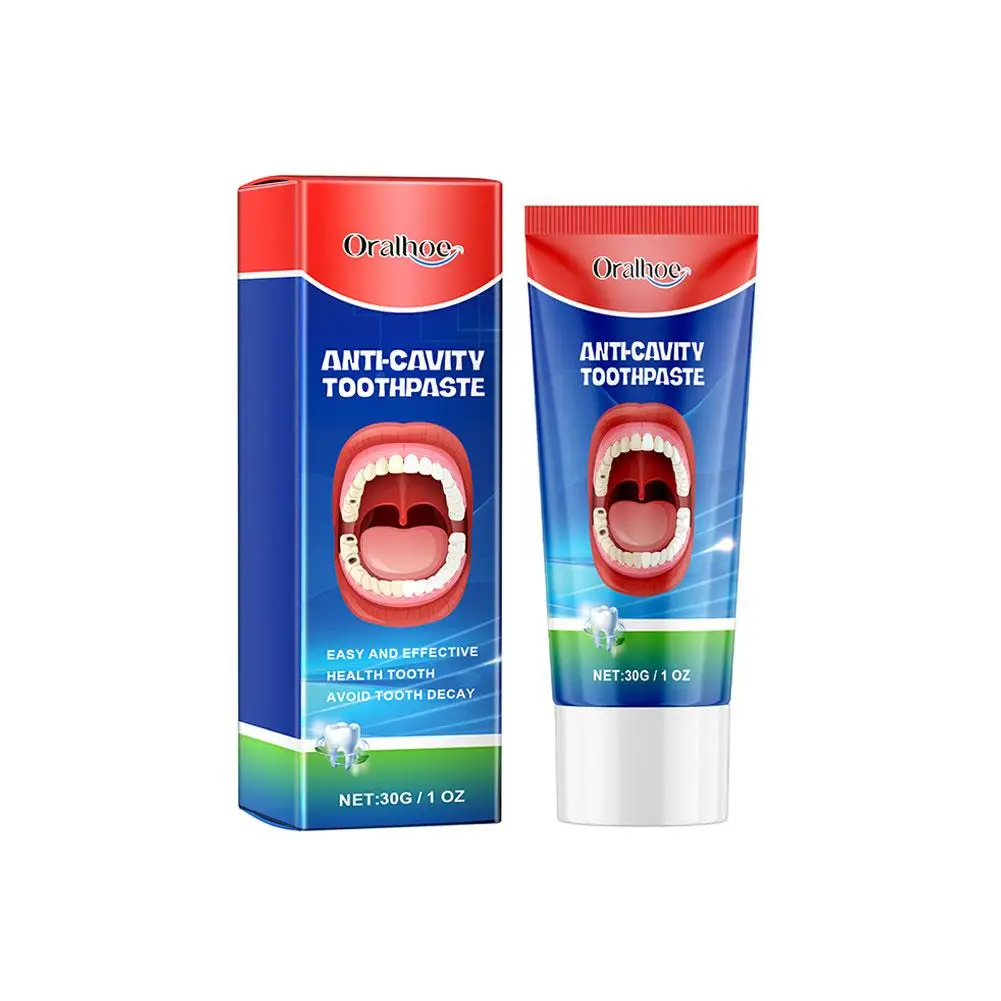 2PCS Anti Decay Toothpaste Dental Caries Repair Cream Decay Protect Teeth Remove Plaque Toothache Relieve Periodontitis