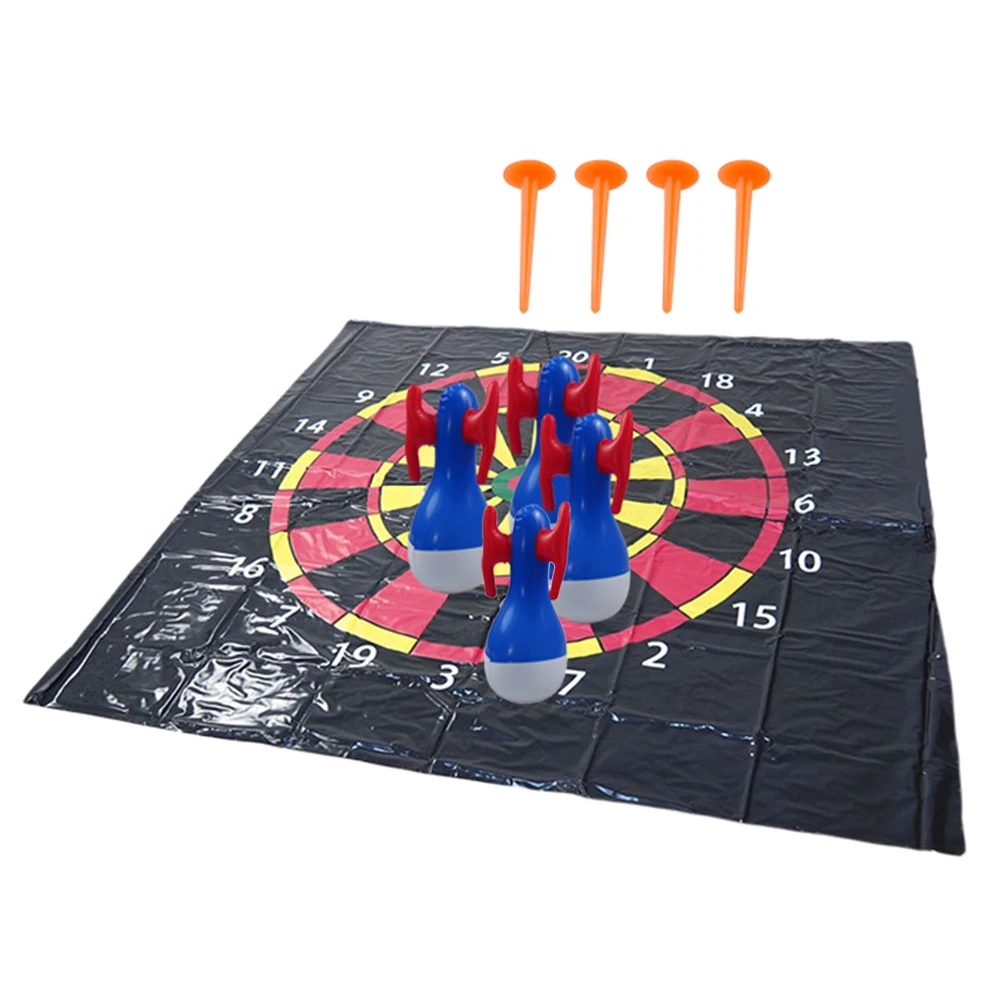 

Inflatable Throwing Game Outdoor Toys Kids Toss Tools Child Fun Educational Play Mat Safe Games
