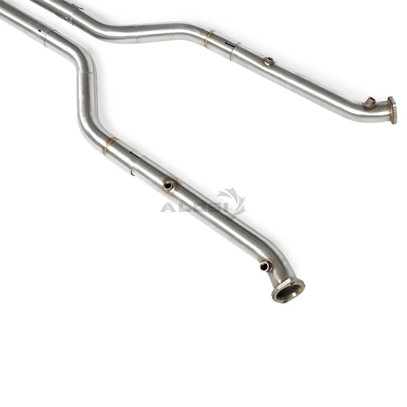 High-flow Middle Pipe Muffler M3 M4 F80 F82 F83 S55 3.0T 2014-2019 Stainless Steel Resonator Exhaust System