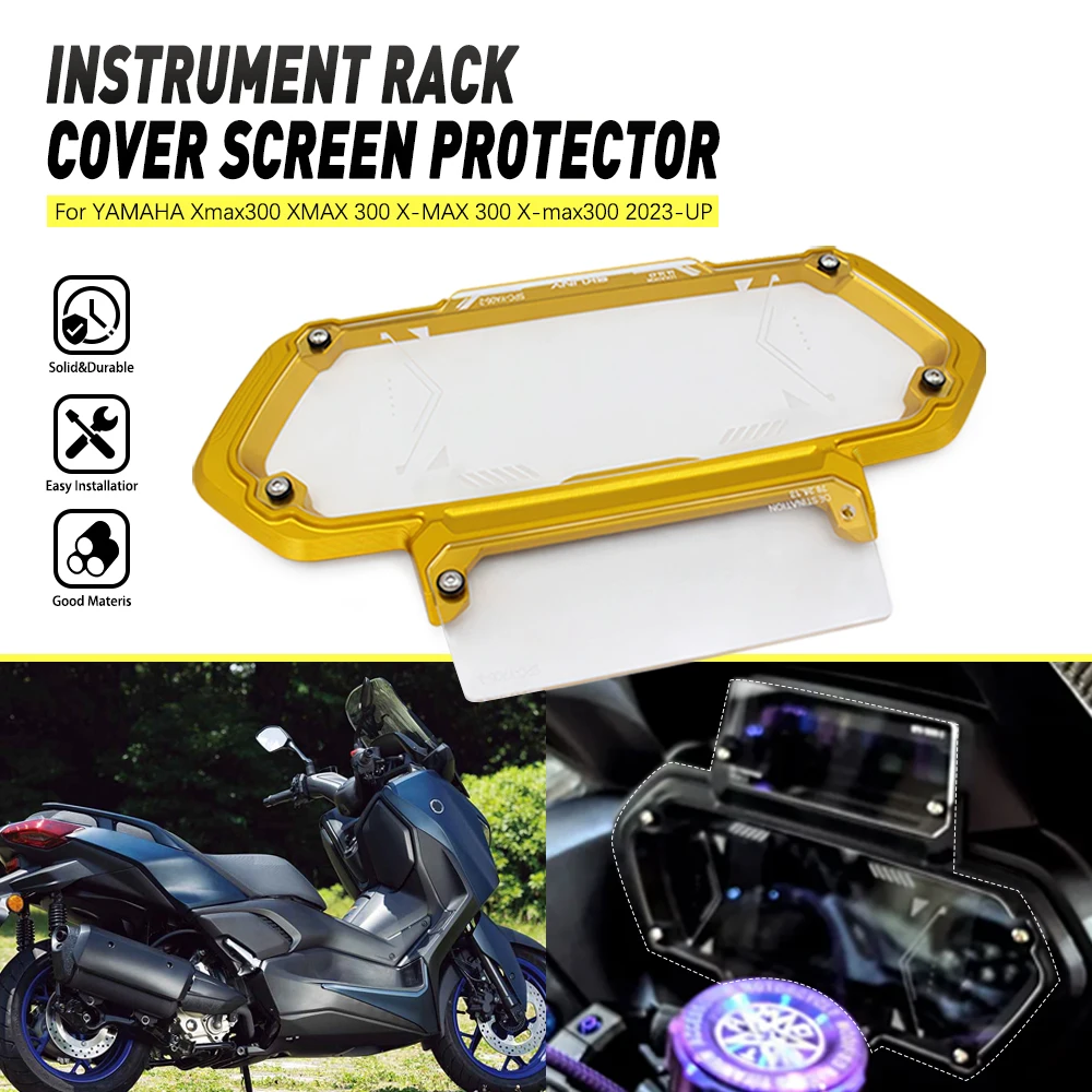 

XMAX300 Motorcycle Parts Instrument Meter Frame Cover Screen Protector Protection Cover For YAMAHA X MAX 300 2023 2024