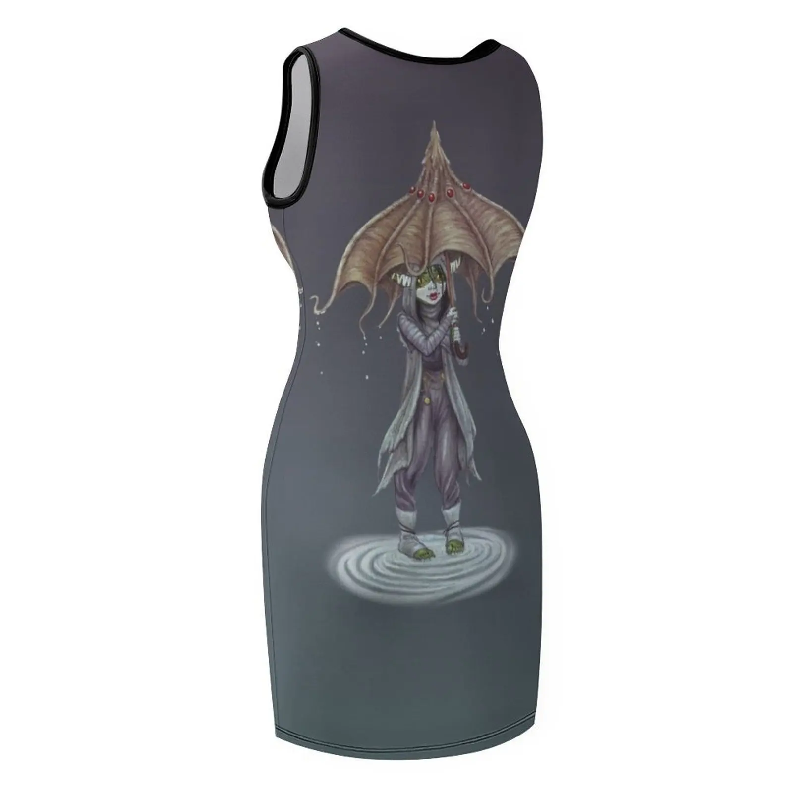 فستان عيد ميلاد بدون أكمام من Nott n umbrella للنساء، فساتين الحفلات الراقصة، فساتين السهرة