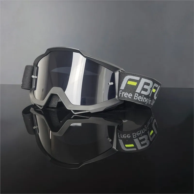 MX Racing Moto Goggles Wind Sand Blocking Stable Fit Design For Amateur Rider Outdoor Practice And Competition