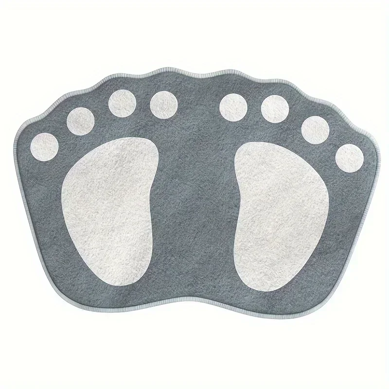 1 Bath Mat with Anti Slip, Super Absorbent, Ultra-fine Fiber, Soft and Comfortable Bathroom Carpet and Floor Decoration