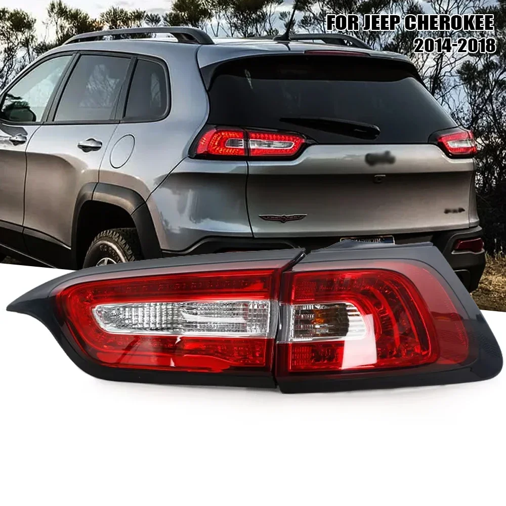 

Left/Right Side Tail Lamp FOR Jeep Cherokee 2014 2015 2016 2017 2018 Rear Tail Light Brake Lamp with