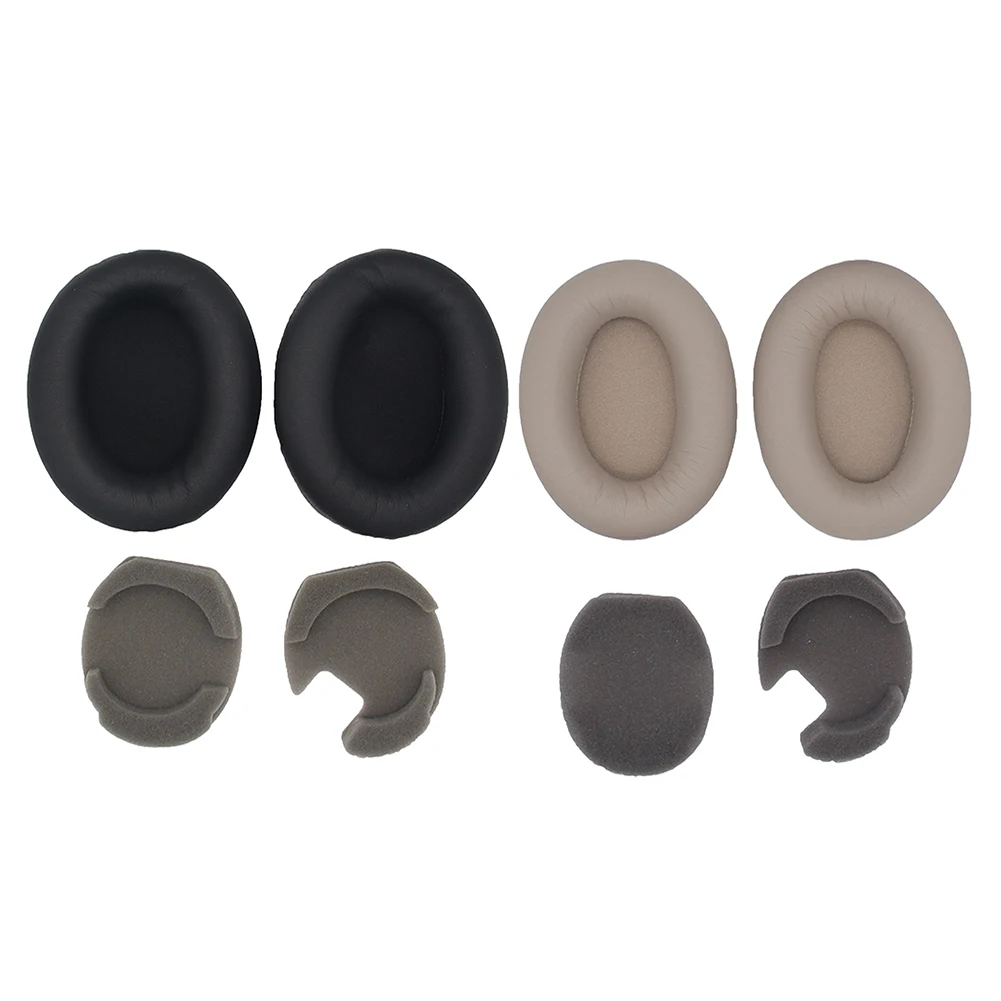 1 Pair Replacement Ear Pads Cushions Protein Leather Headphone Earpads Ear Cups Cover for Sony WH-1000XM4 Headphones