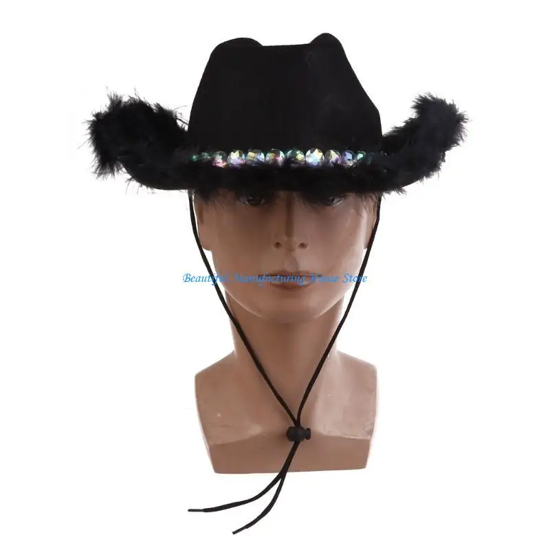 

E56A Bachelorette Party Hat Cowboy Hat Cowgirl Hat Bridal Party Hat
