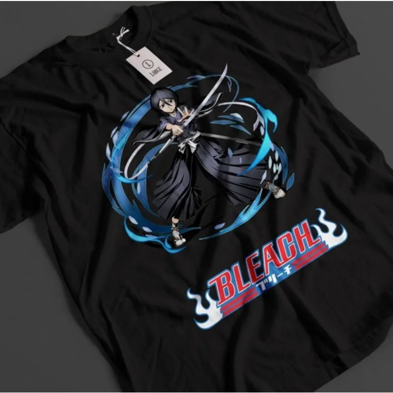 Bleach Anime Shirt Ulquiorra Tshirt Ichigo Bankai T-Shirt Aizen Zaraki Unisex