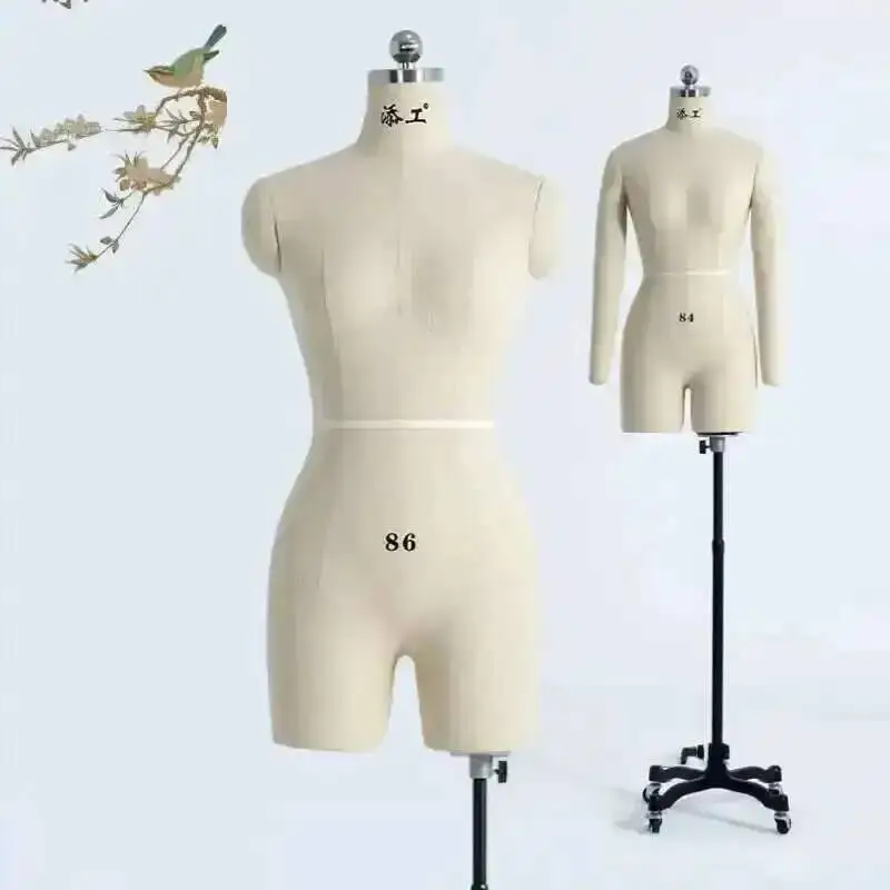 

Display Sewing Linen Cover Body Female Mannequins with Legs for Clothing Design Bust Tailor Mannequin Dress Stand Can Pin