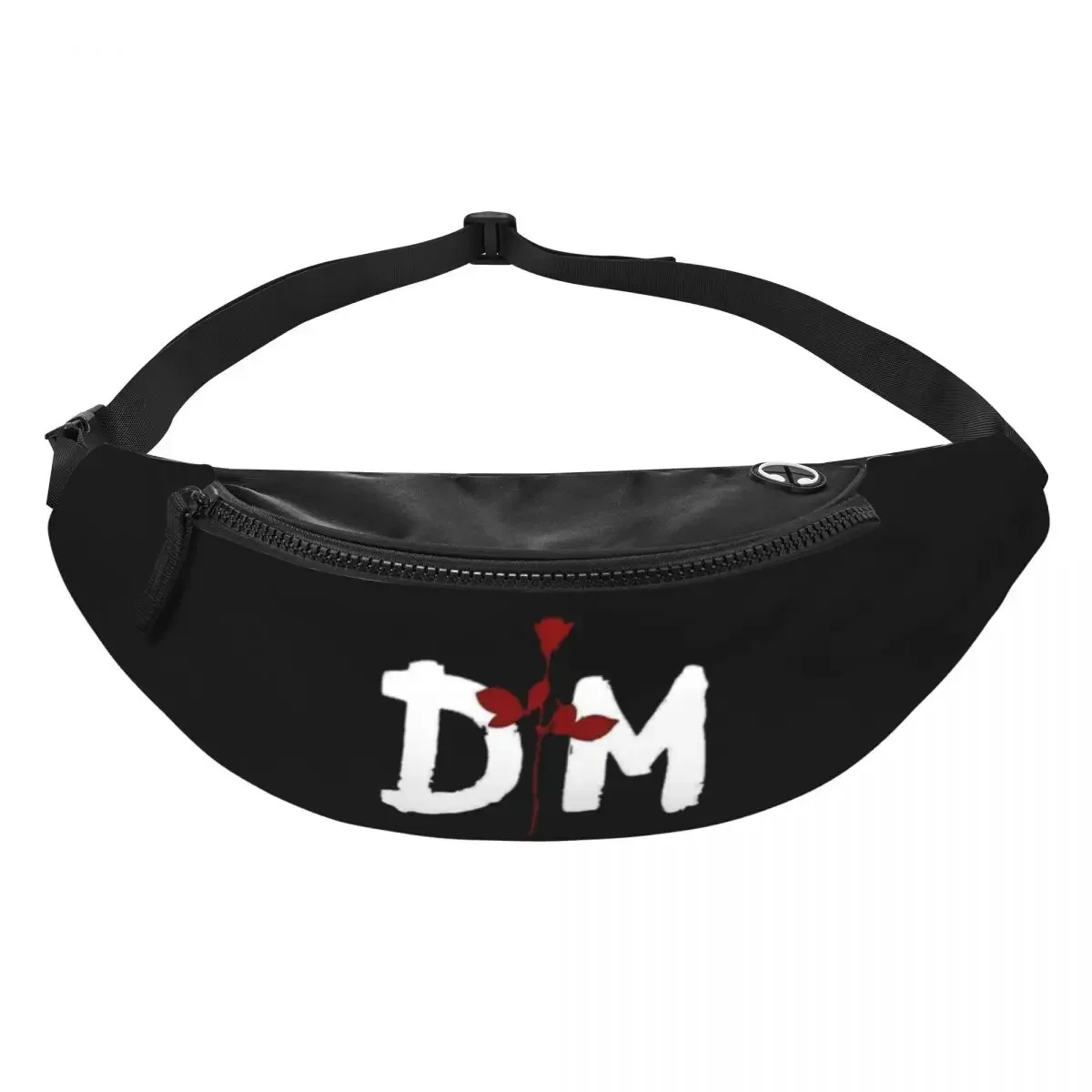 Custom Depeche Cool Mode Fanny Pack Women Men Casual DM Crossbody Waist Bag for Running Phone Money Pouch