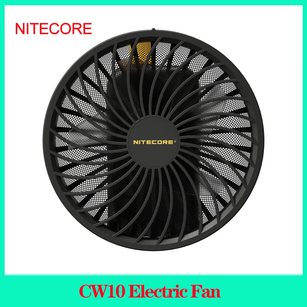 NITECORE CW10 Electric Fan Mini Portable Photography Fan Cord-Free Blower for Canon Sony Stage Short Video Wedding Film Camping