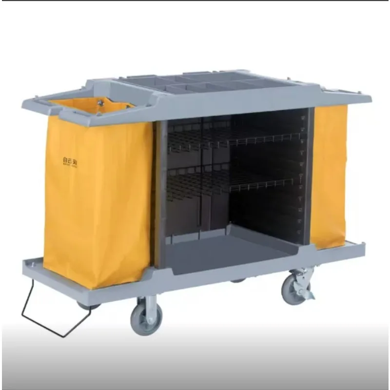 

Многофункциональная тележка для отеля, для обслуживания гостей, модная, из льна, коммерческая мебель, для рум-сервиса, XY40JDTC