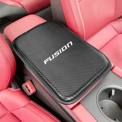 Leather Car Armrest Protective Mat Auto Interior Accessories For Ford Fusion 5 2002-2012 2013 2014 2015 2016 2017 2018 2019-2022