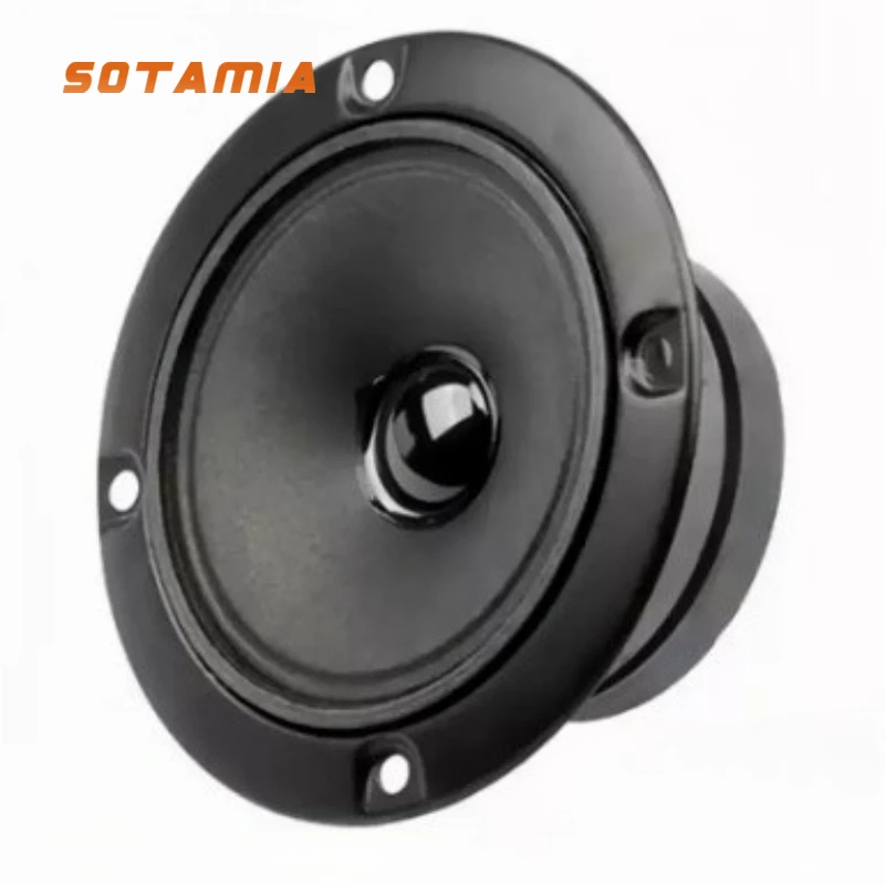 

SOTAMIA 1 шт. 3-дюймовый твитер 4 Ом 30 Вт круглый двойной магнитный пакет карт громкоговоритель тележка динамик KTV специальный твитер динамик