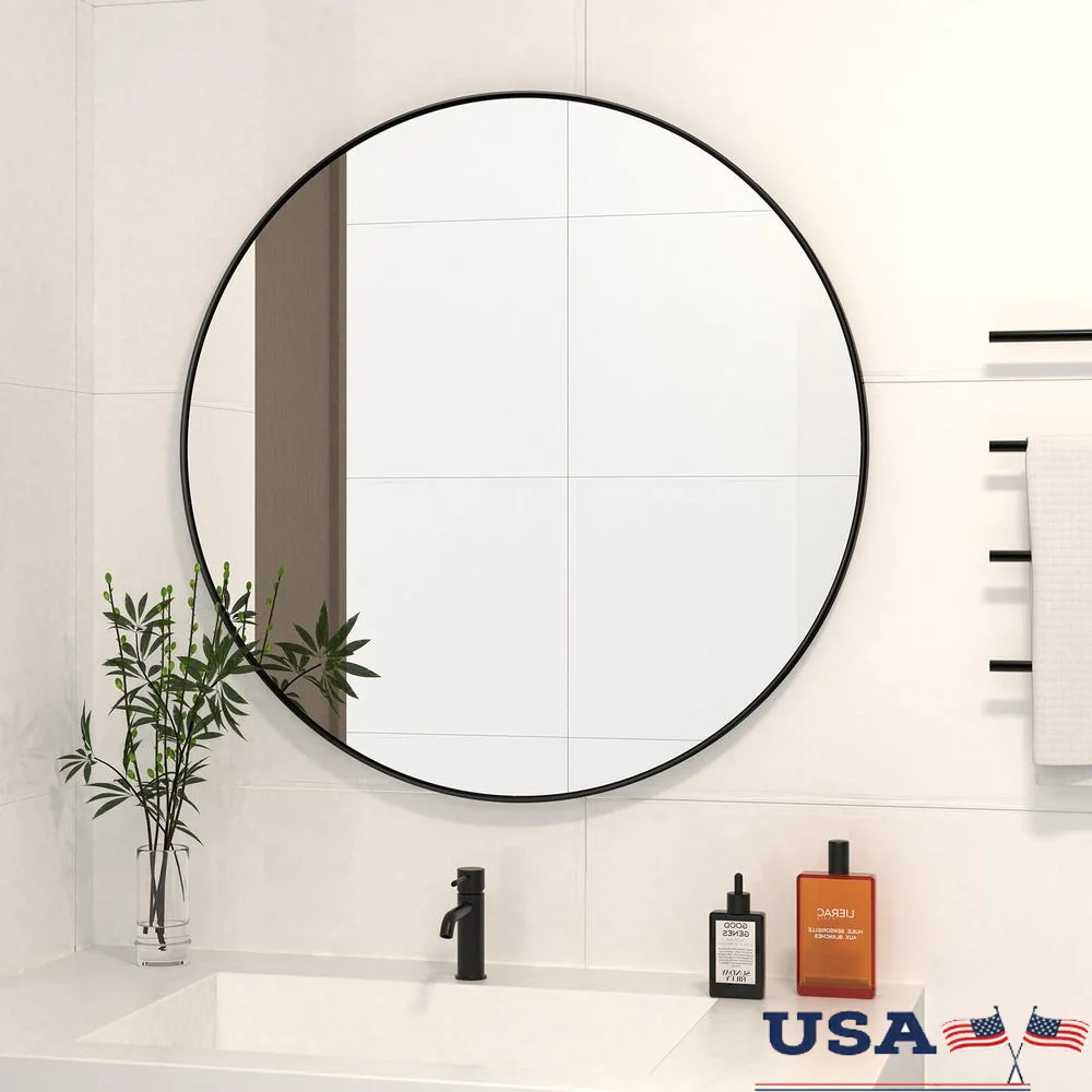 Rounded Rectangle Stainless Steel Vanity Mirror Wall 30