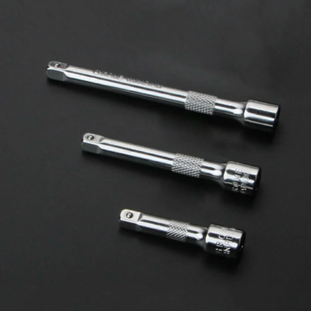 

3pcs Extension Bar Set, 14inch Drive Ratchet Wrench Socket Kit Tools, Provides Offset Clearance and Reliable Performance