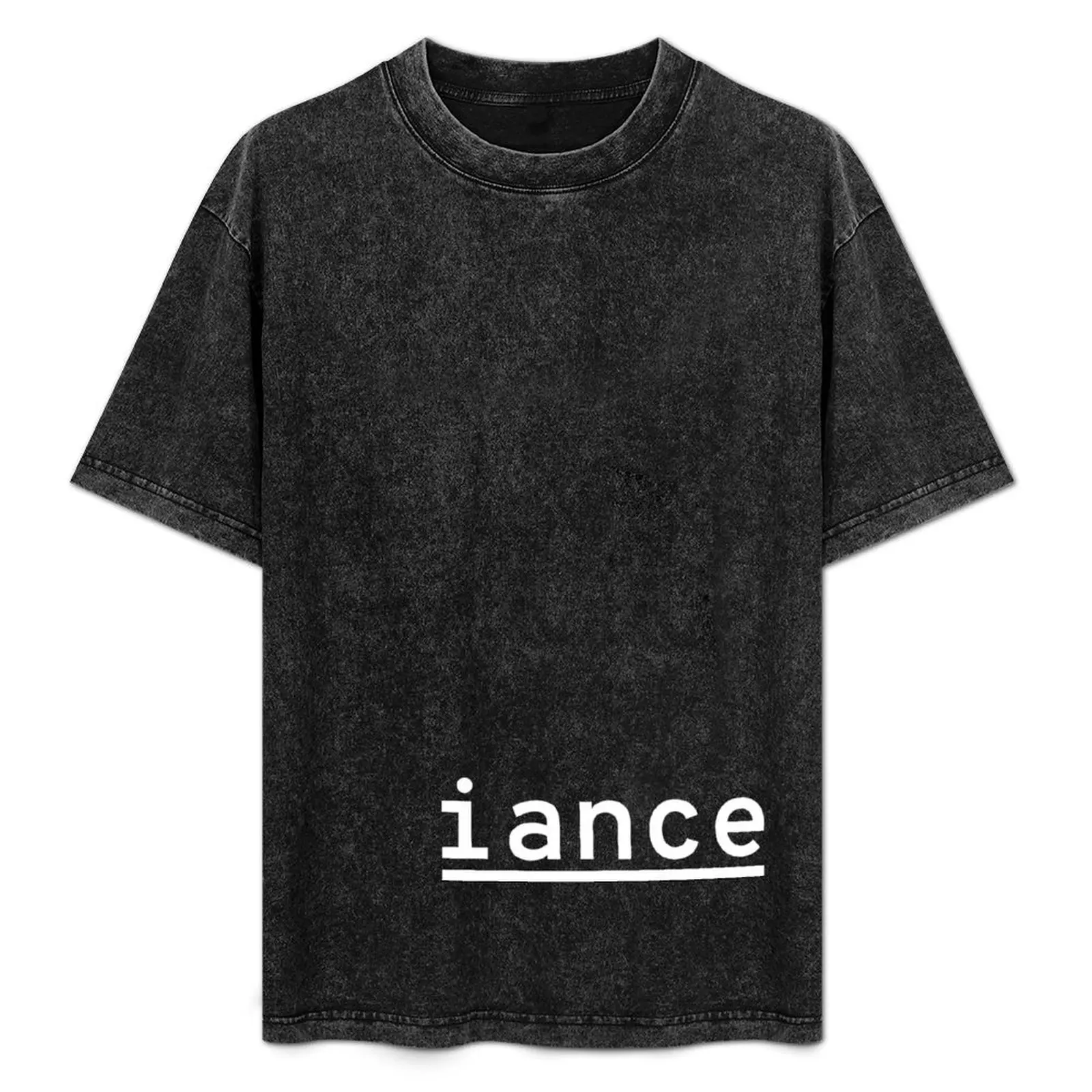 Iance (логотип вешалки) футболка мешковатые рубашки футболки мужская одежда футболка мужская