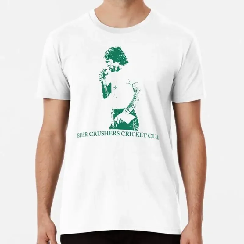 Beer Crushers Cricket Club The Chappelli S to 5XL Made in AU USA T Shirt