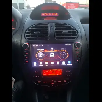 Autorádio Carplay Android 11 GPS pro Peugeot 206 206CC 206SW 2000-2016 8/2000 bezdrátové Android multimediální navigace WIFI 8 nejlepší prodej Multimédia Peugeot 206 Plus - №6