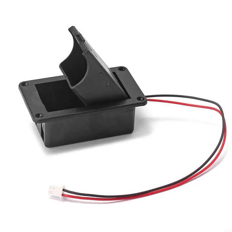 

H7JF 1PC 9V Battery Holder for Case Box Cover For Guitar Bass Active Pickup Connector