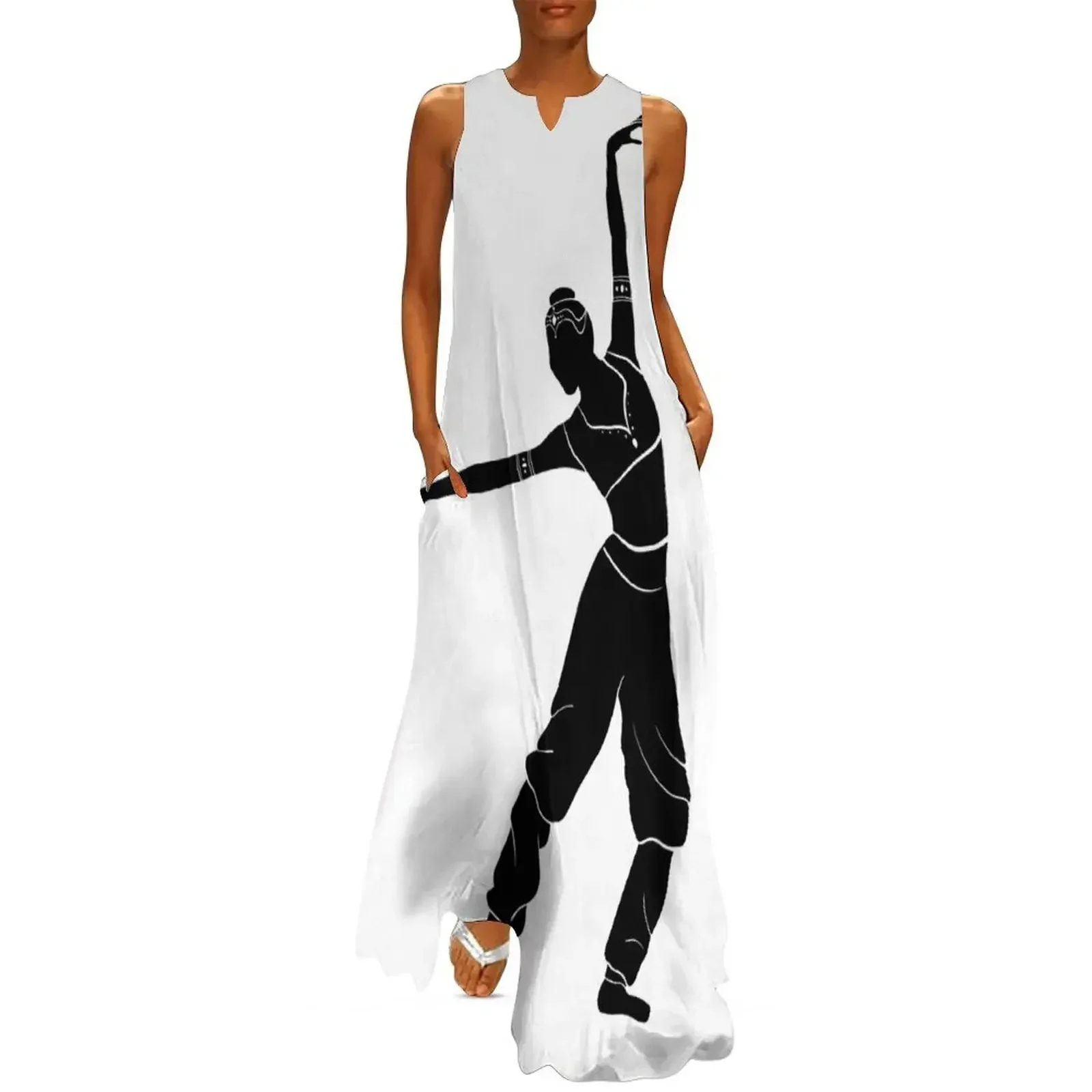 

The Nutcracker Arabian Silhouette Long Dress summer dresses Female clothing Dress for girls Dress