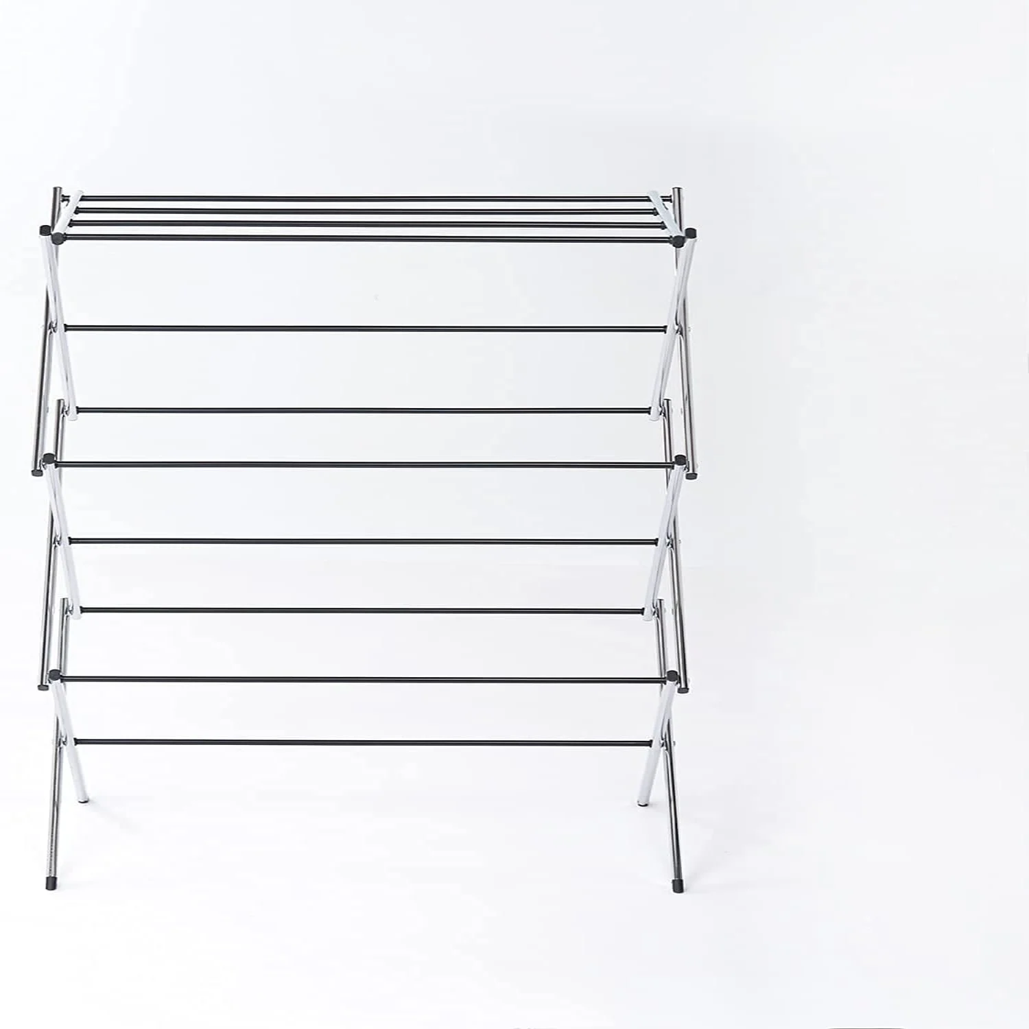 رف جاف للملابس قابل للطي من Displays بواسطة جاك - تجفيف قابل للسحب للملابس والملابس الداخلية والمناشف والبياضات - Metal Ch