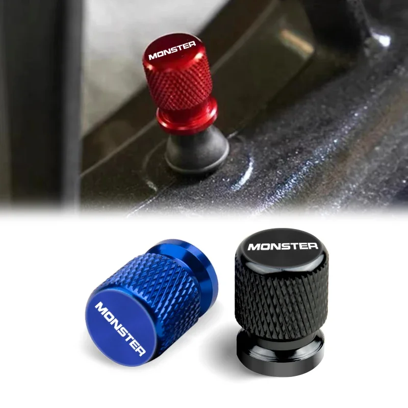 2 Pcs Motorcycle Accessories For Ducati MONSTER 695 696 795 796 797 821 1200 1200S 1100_S Tire Valve Air Port Stem Cover Caps