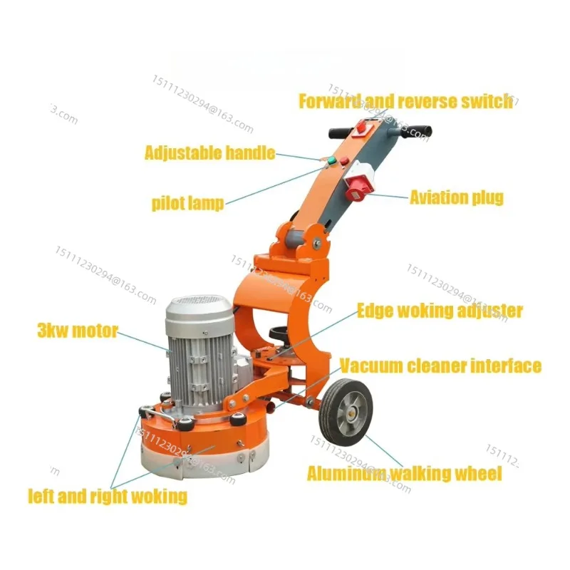 Polierer für Betonböden, 400 mm Epoxid-Bodenschleifmaschine, individuelle Bodenschleifmaschine