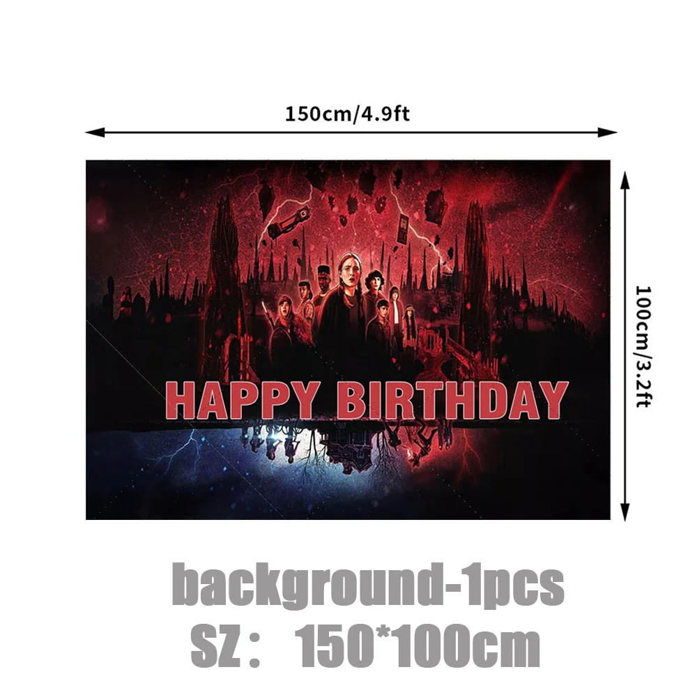 Horror Popular Movie Strangers Themed Birthday Decorations Party Supplies Plates Cups Napkins Birthday Banners Party Decorations