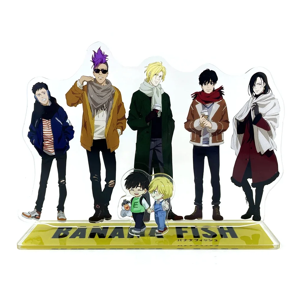 group Aslan Jade Ash Eiji Shorter Yut-Lung Su Rin acrylic standee figurines desk decoration cake topper