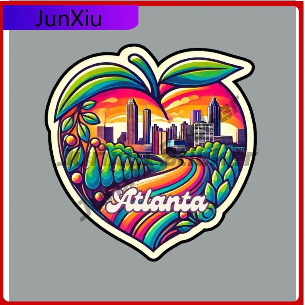 

Atlanta Georgia Sticker Car Accessories Decoration Refit Decals For Wall Stickers Decorative Funny Pictures Stickers Auto Suv