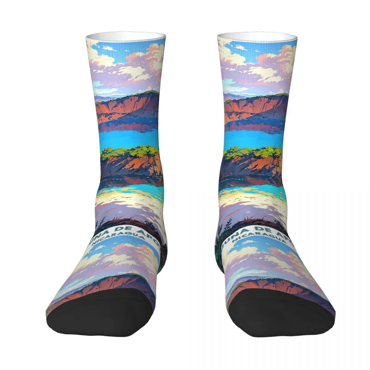 Laguna De Apoyo, Nicaragua Socks Harajuku Soft Stockings All Season Long Socks Accessories for Man's Woman's Birthday Present