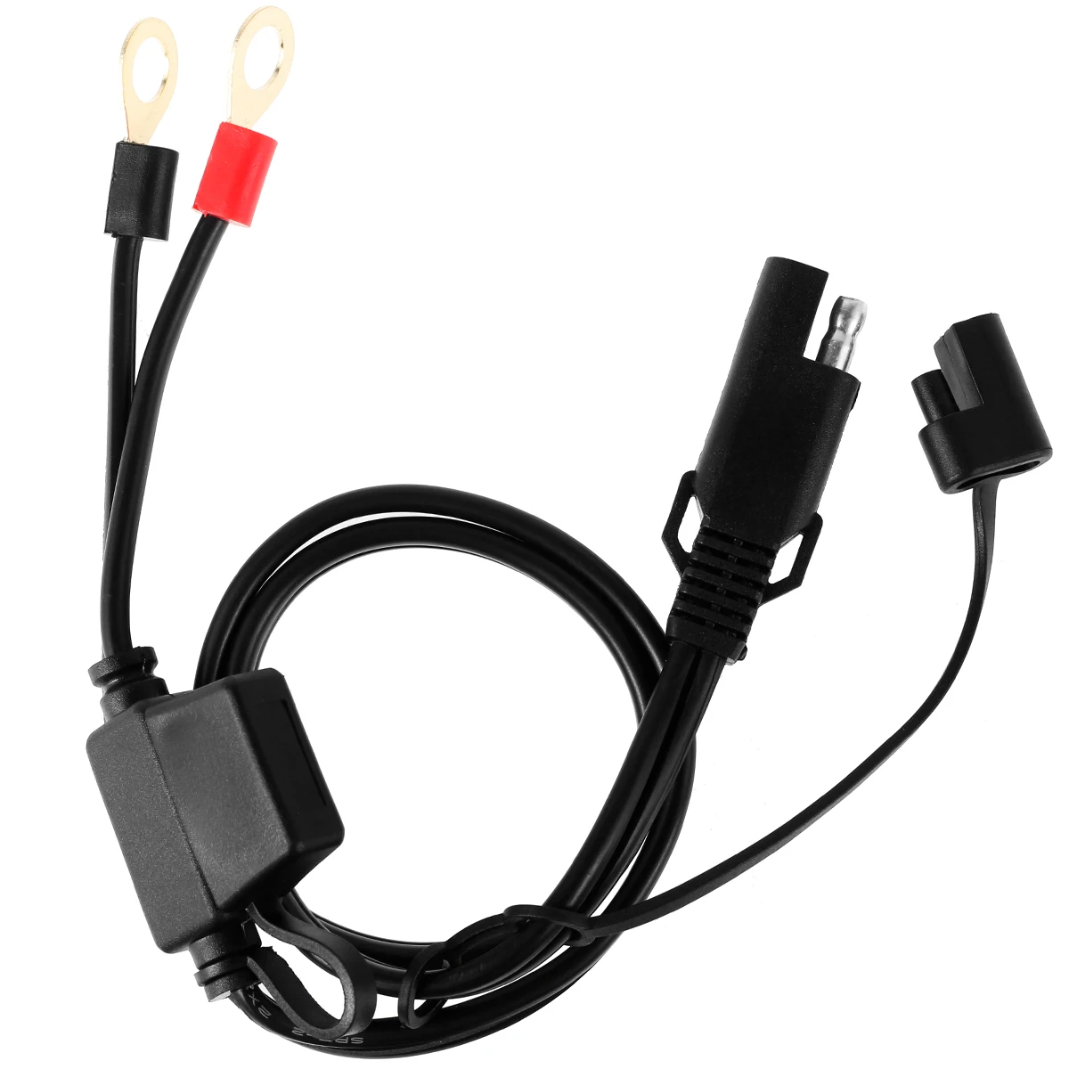 Lagerät Kabel Für Motorrad Batterie Terminal Zu SAE Schnell Verlängerung Kabel Mit 10A Sicherung O Stecker Batterie Lagerät Adapter 201355758 Lagerät Kabel Für Motorrad Batterie Terminal Zu SAE Schnell Verlängerung Kabel Mit 10A Sicherung O Stecker Batterie Lagerät Adapter 201355758