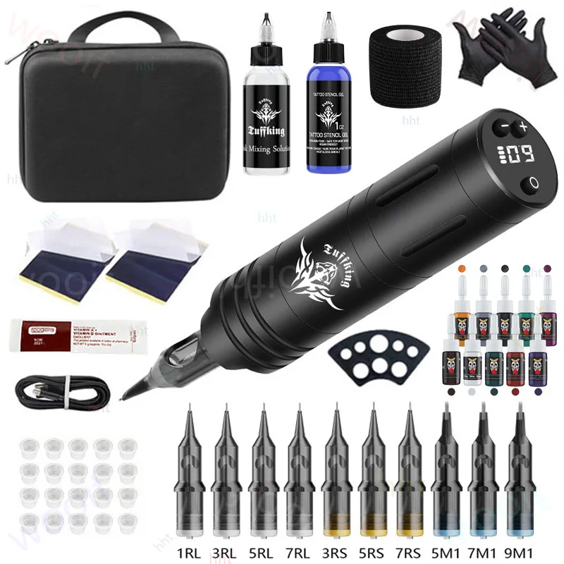 

Tattoo set Wireless battery pen Tattoo machine Piercing tool Full set of equipment