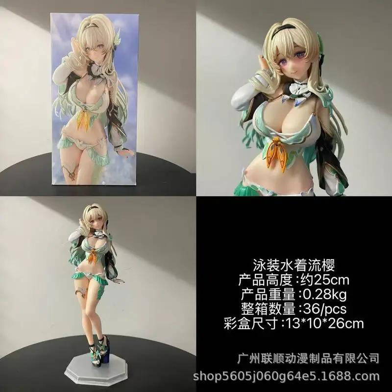 Hot Game Firefly Swimsuit Anime Figure - Cute Girl PVC Statue  Collectible Model Desktop Ornament Birthday Gift for Fans