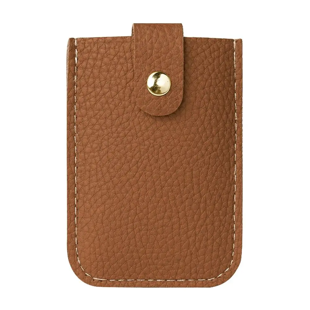 

Laminated Concealed Mini Card Wallet RFID Blocking 4 Card Pockets ID Card Holder Pull-out Type PU Leather PU Leather Purses