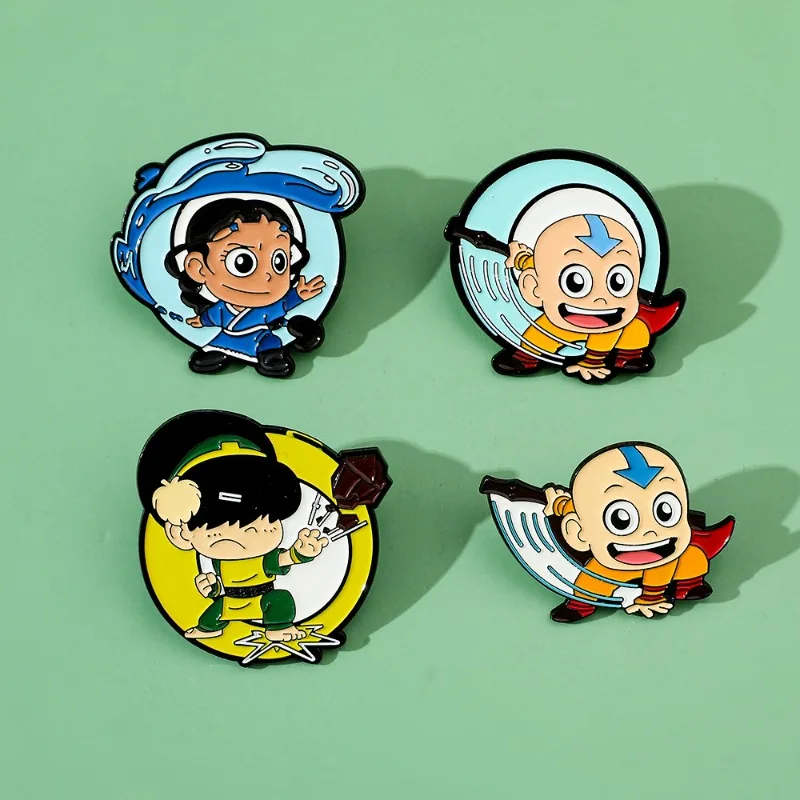 Anime Avatar: The Last Airbender Metal Enamel Pin Badge Brooch Pine Backpack Bag Collar Lapel Pin Jewelry Gift Gift for Children