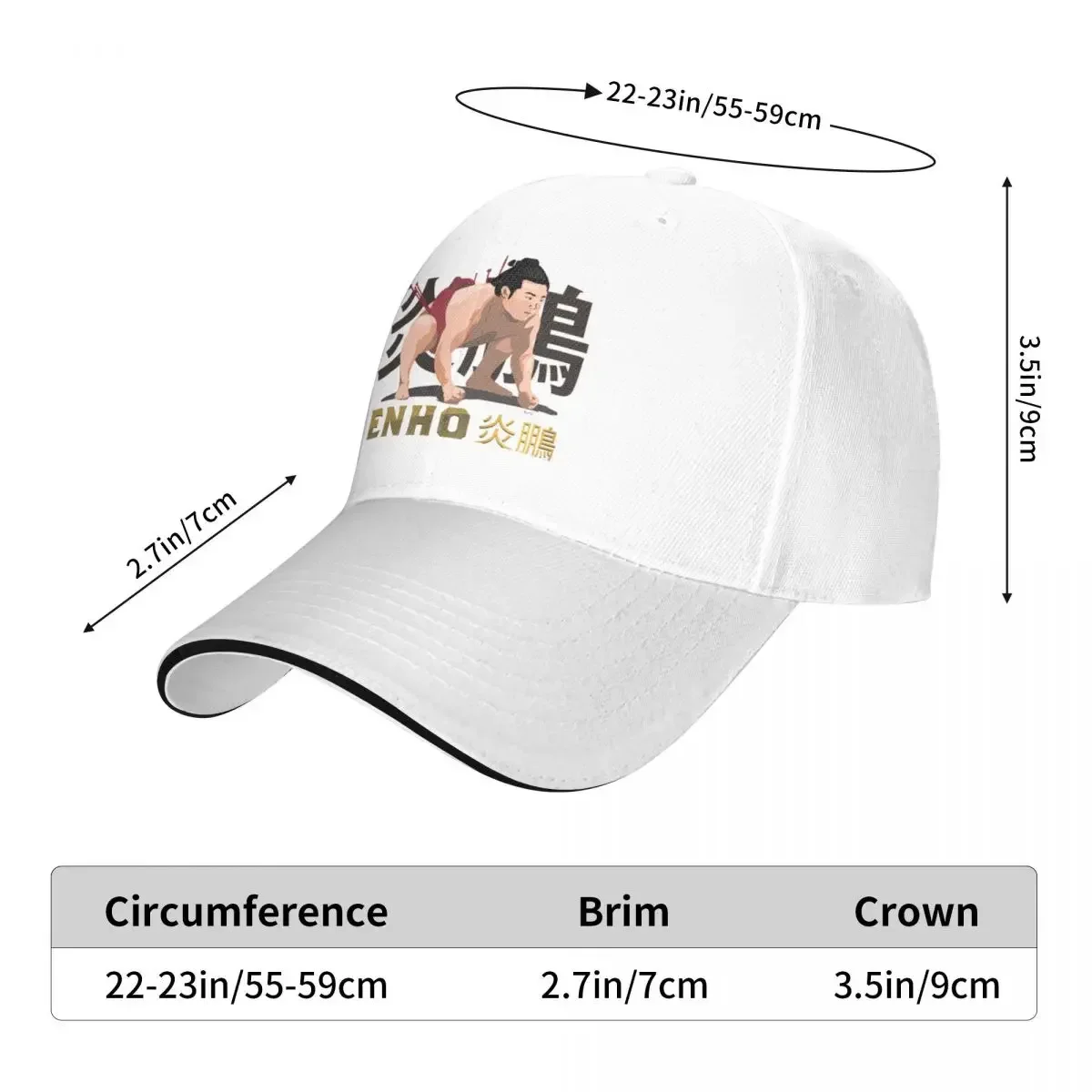 المصارع في السومو ريكيشي إينهو أكيرا إنهو قبعة قبعة بيسبول جديدة في قبعة فاخرة رجل قبعة موضة قبعة للشاطئ فتاة الرجال #6