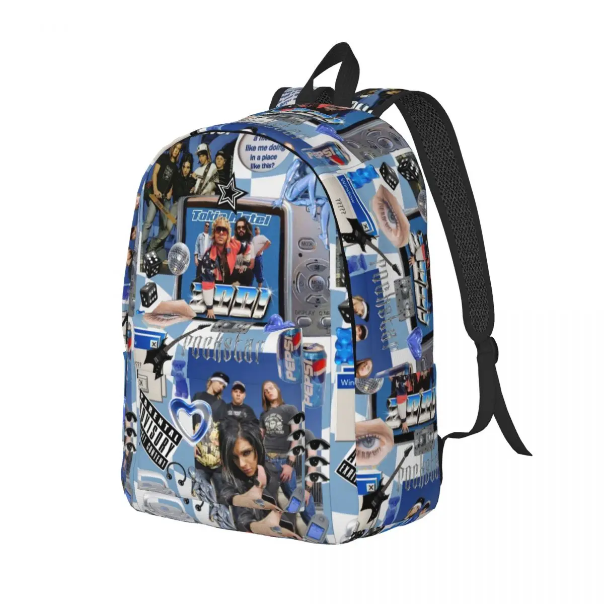 Tokio Hotel Teenage Backpack Gift High School Hiking Travel Rock Music Daypack for Men Women Laptop Computer Canvas Bags