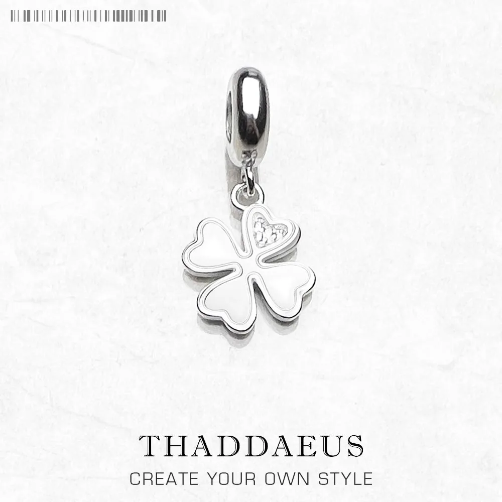 

Cloverleaf Clover Pendant Charm New Fine Jewelry 925 Sterling Silver Classic Lucky Gift For Women Men